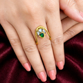 22k Gold Plated Noorja Noor Ring