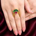 22k Gold Plated Noorja Chandni Ring