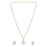 22k Gold Plated Aarpita  Pendant Set
