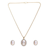 22k Gold Plated Anupa Pendant Set