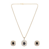 22k Gold Plated Amanpreet  Pendant Set