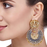 TEMPLE  CHANDBALI EARRING