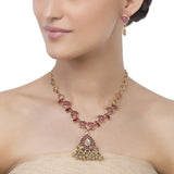 Tribal Ruby  Pendant Set