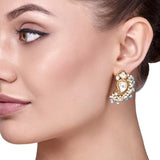 AMBI KUNDAN TURQUOISE EARRING