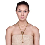 GOLDEN RUBY LONG PENDANT