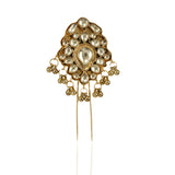 Gold Plated Kundan Juda Pin