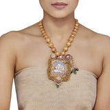Kundan Framed Krishna Pendant