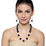 GOLDEN BLUE PEARL SET