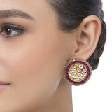 KUNDAN STUD EARRING