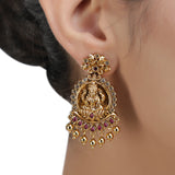 KONARK CLASSIC TEMPLE  FLOWER NECKLSCE SET