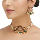 KONARK CLASSIC TEMPLE CHOKER SET