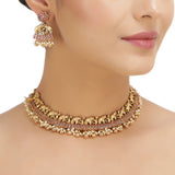 KONARK CLASSIC ELEPHANT  TEMPLE JEWELLERY SET