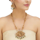 KONARK CLASSIC TEMPLE GOLD  NAVRATNA JEWELLERY