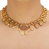 KONARK CLASSIC TEMPLE  MAYUR NECKLACE SET