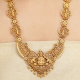 KONARK CLASSIC GOLD PLATED  TEMPLE NECKLACE SET
