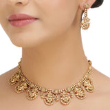 KONARK CLASSIC TEMPLE GANPATI NECKLACE SET