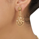 KONARK CLASSIC TEMPLE GANPATI NECKLACE SET