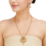 KONARK CLASSIC TEMPLE PENDANT SET