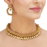 KONARK CLASSIC TEMPLE COIN JEWELLERY SET