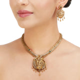 KONARK CLASSIC TEMPLE  PENDANT NECKLACE SET