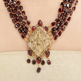 KONARK CLASSIC TEMPLE TESAL NECKLACE SET