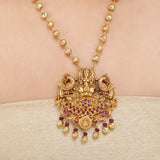 KONARK CLASSIC TEMPLE PENDANT SET