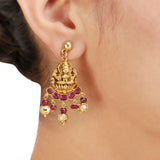 KONARK CLASSIC TEMPLE PENDANT SET