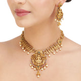KONARK CLASSIC TEMPLE  GOLD JEWELLERY SET