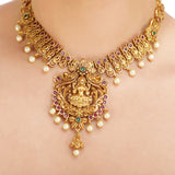 KONARK CLASSIC TEMPLE  GOLD JEWELLERY SET