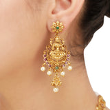 KONARK CLASSIC TEMPLE  GOLD JEWELLERY SET