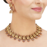 KONARK CLASSIC MAYUR TEMPLE JEWELLERY SET