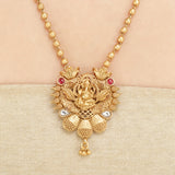 KONARK CLASSIC TEMPLE PGANPATI PENDANT SET