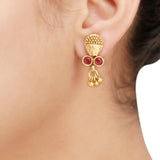 KONARK CLASSIC TEMPLE PENDANT SET
