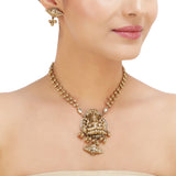 KONARK CLASSIC TEMPLE PENDANT SET