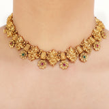 KONARK CLASSIC TEMPLE GANPATI NECKLACE SET