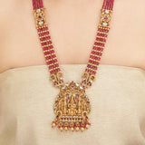KONARK CLASSICE TEMPLE  PENDANT NECKLACE SET