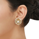 SANKRANTI KUNDAN SQUARE PENDANT  SET