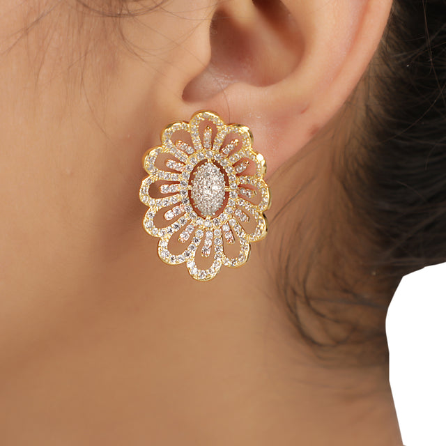 Ruhani Jacket Gold Studs