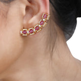 SHAHI GEMSTONE NILAY ZIRCON NECKLACE SET