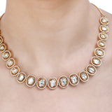 SHAHI GEMSTONE ZIRCON NECKLACE SET