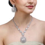 SHAHI GEMSTONE ANGEL ZIRCON NECKLACE SET