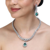 SHAHI GEMSTONE PRISHA ZIRCON NECKLACE SET