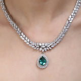 SHAHI GEMSTONE PRISHA ZIRCON NECKLACE SET