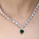SHAHI GEMSTONE ZIRCON NECKLACE SET