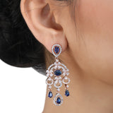 SHAHI GEMSTONE NISHA ZIRCON NECKLACE SET