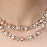 SHAHI GEMSTONE NECKLACE SET