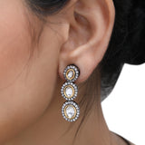 SHAHI GEMSTONE BINNI ZIRCON NECKLACE SET