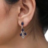 SHAHI GEMSTONE PEEHU ZIRCON NECKLACE SET