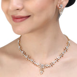 SHAHI GEMSTONE AADHYA ZIRCON NECKLACE SET