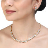 SHAHI GEMSTONE ZIRCON NECKLACE SET
